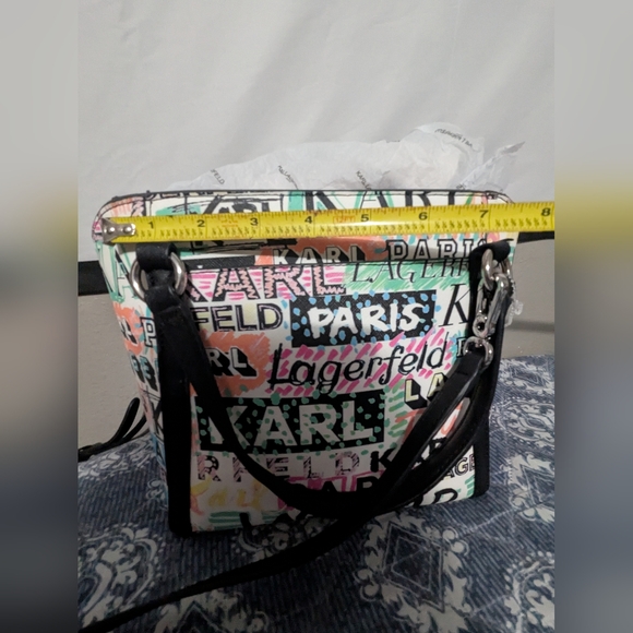 NEW KARL LAGERFELD PARIS IRIS TOTE NEW WITH TAGS New With Tags ower price - Picture 6 of 16